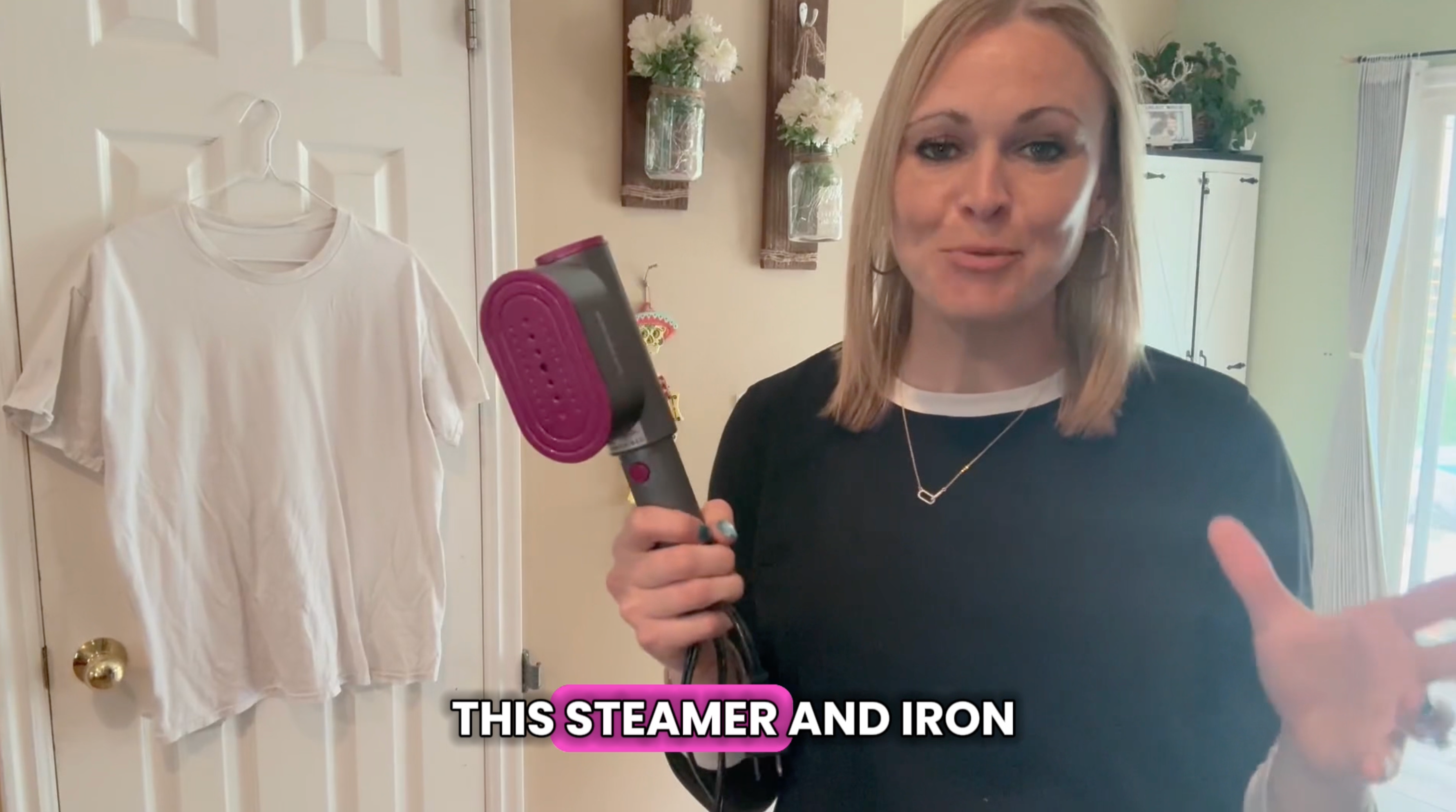 Load video: How to use the Airvyx Magic 1 Steamer &amp; Iron